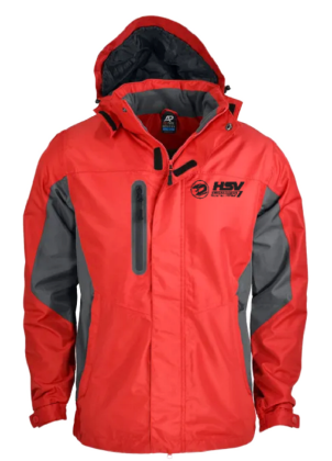 Red Sheffield Jacket with Logo_inPixio